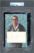 Al Davis PSA DNA Autograph Goal Line Art Cut GLAC Signed