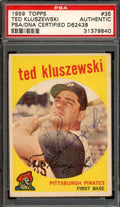 Ted Kluszewski PSA DNA Signed 1959 Topps Autograph