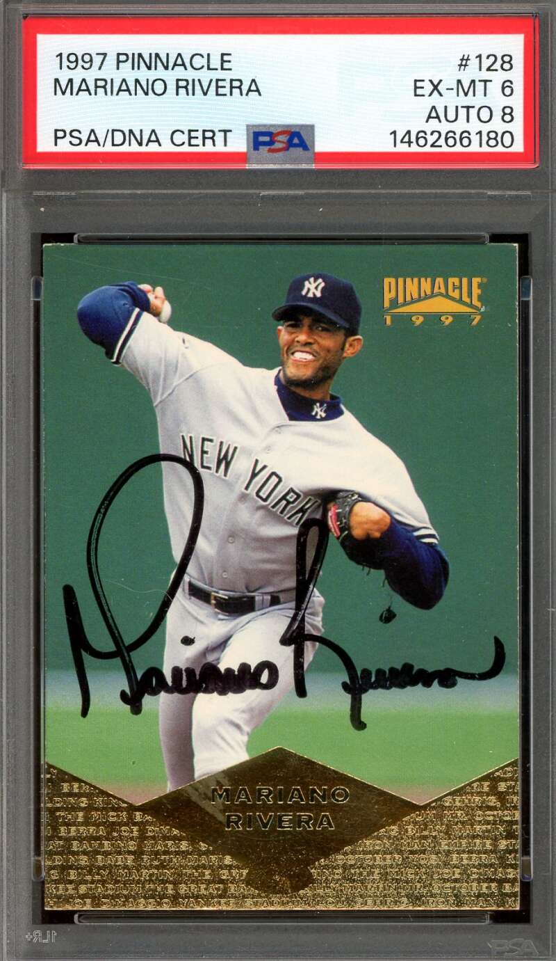 Mariano Rivera PSA DNA Signed 1997 Pinnacle Autograph Yankees
