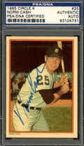 Norm Cash PSA DNA Signed D.86 1985 Topps Circle K Autograph