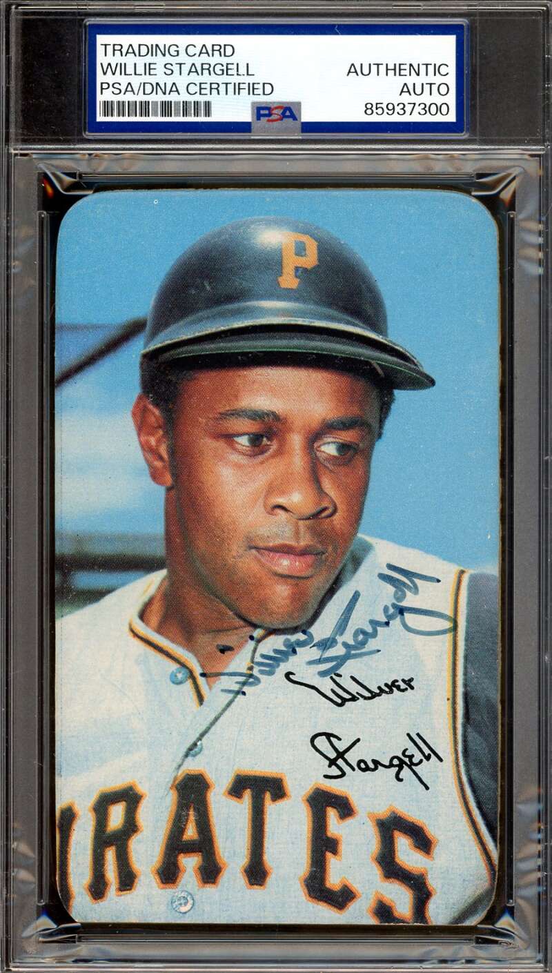Willie Stargell PSA DNA Vintage Signed 1970 Topps Super Autograph