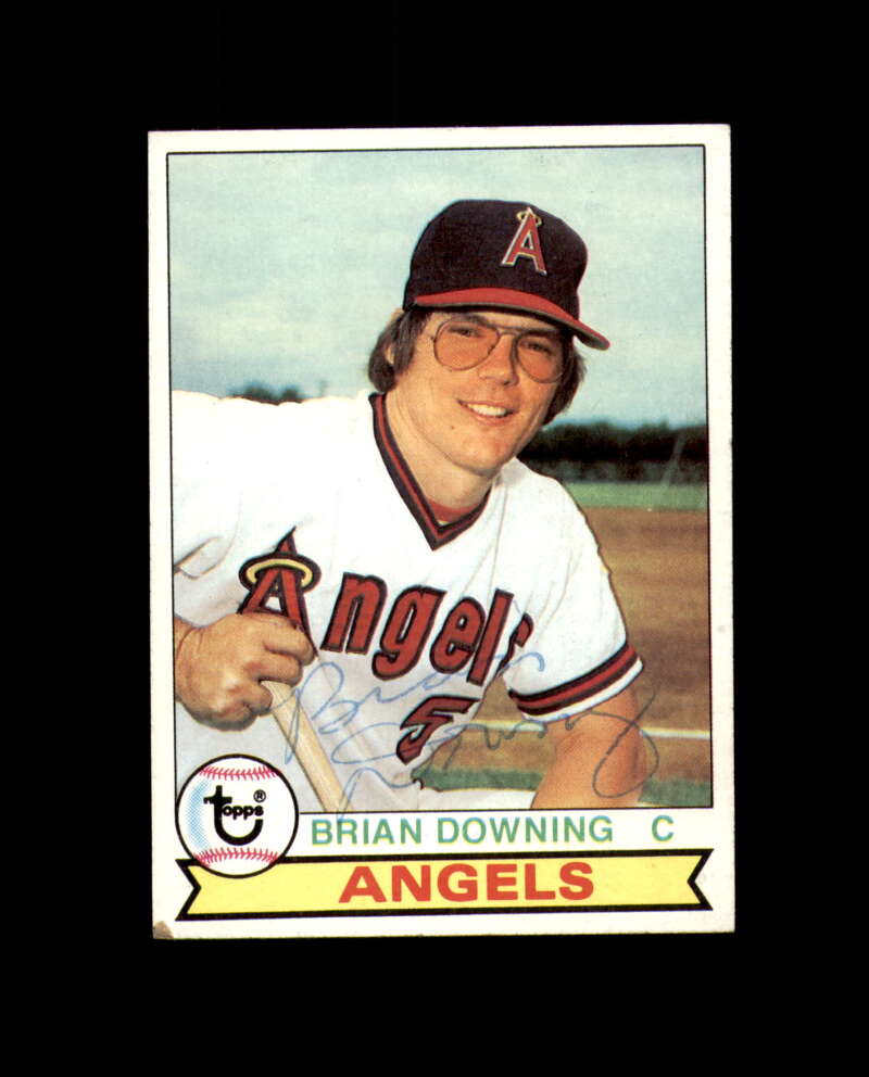 Brian Downing Signed 1979 Topps California Angels Autograph