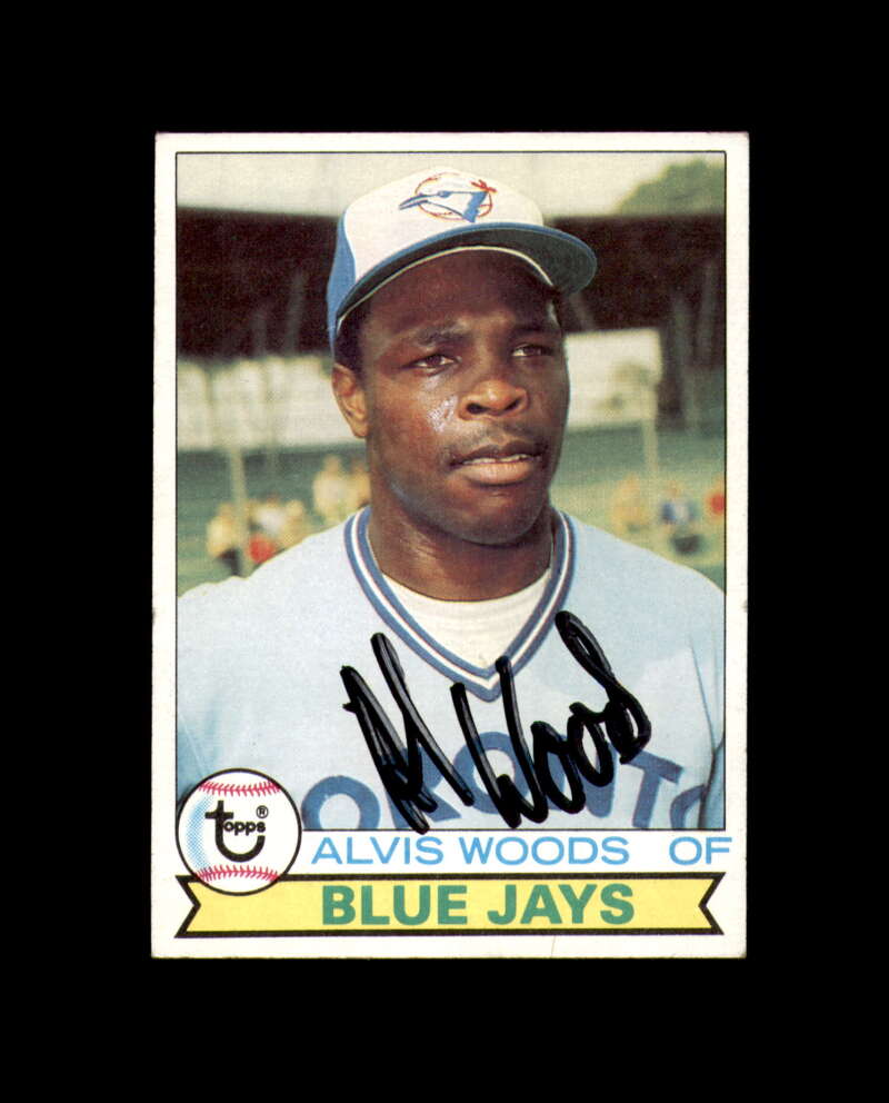 Alvis Woods Signed 1979 Topps Toronto Blue Jays Autograph