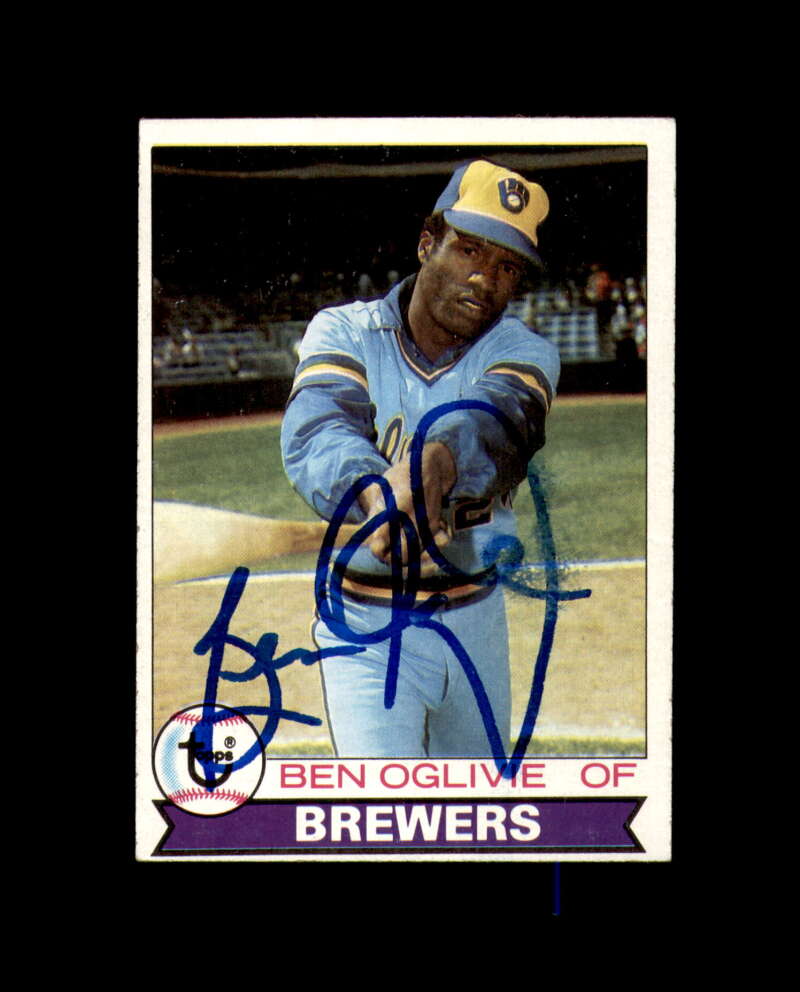 Ben Oglivie Signed 1979 Topps Milwaukee Autograph