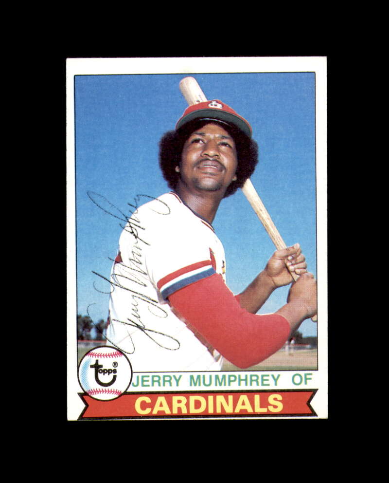 Jerry Mumphrey Signed 1979 Topps St. Louis Cardinals Autograph
