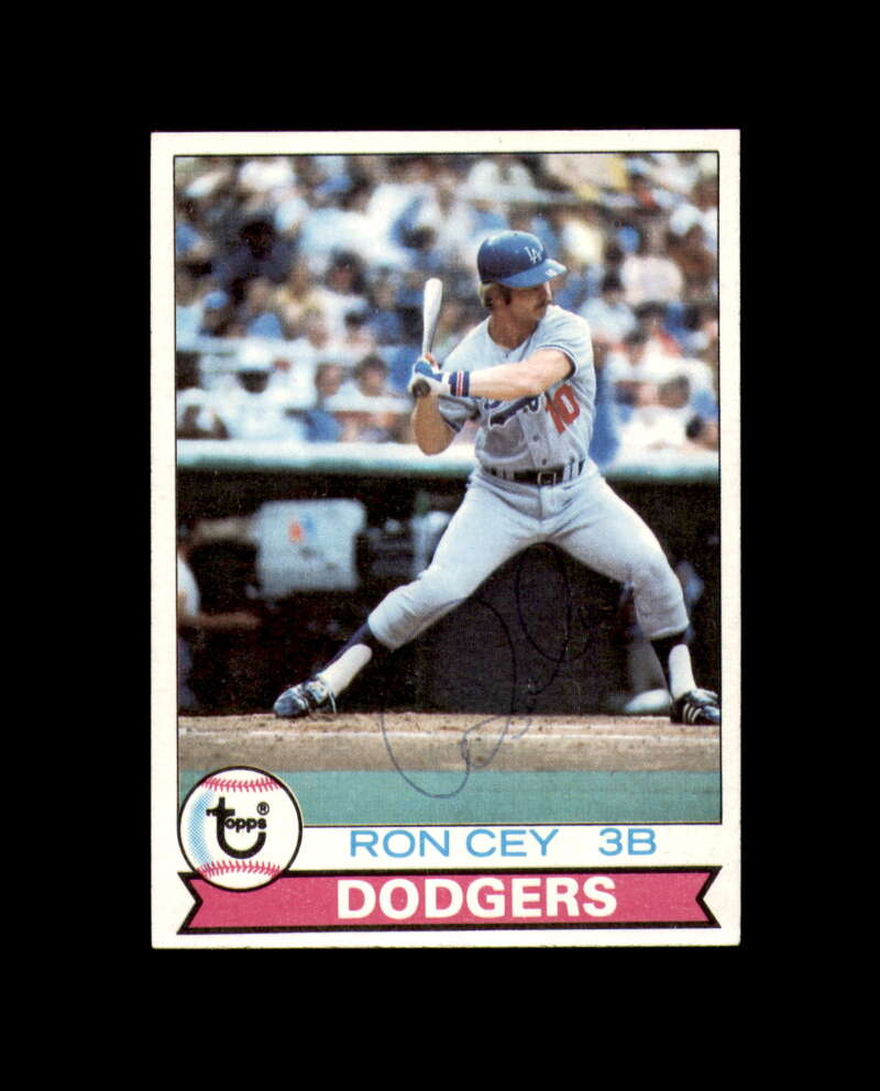 Ron Cey Signed 1979 Topps Los Angeles Dodgers Autograph