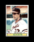 Jim Barr Signed 1979 Topps San Francisco Giants Autograph