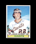 Jack Clark Signed 1979 Topps San Francisco Giants Autograph