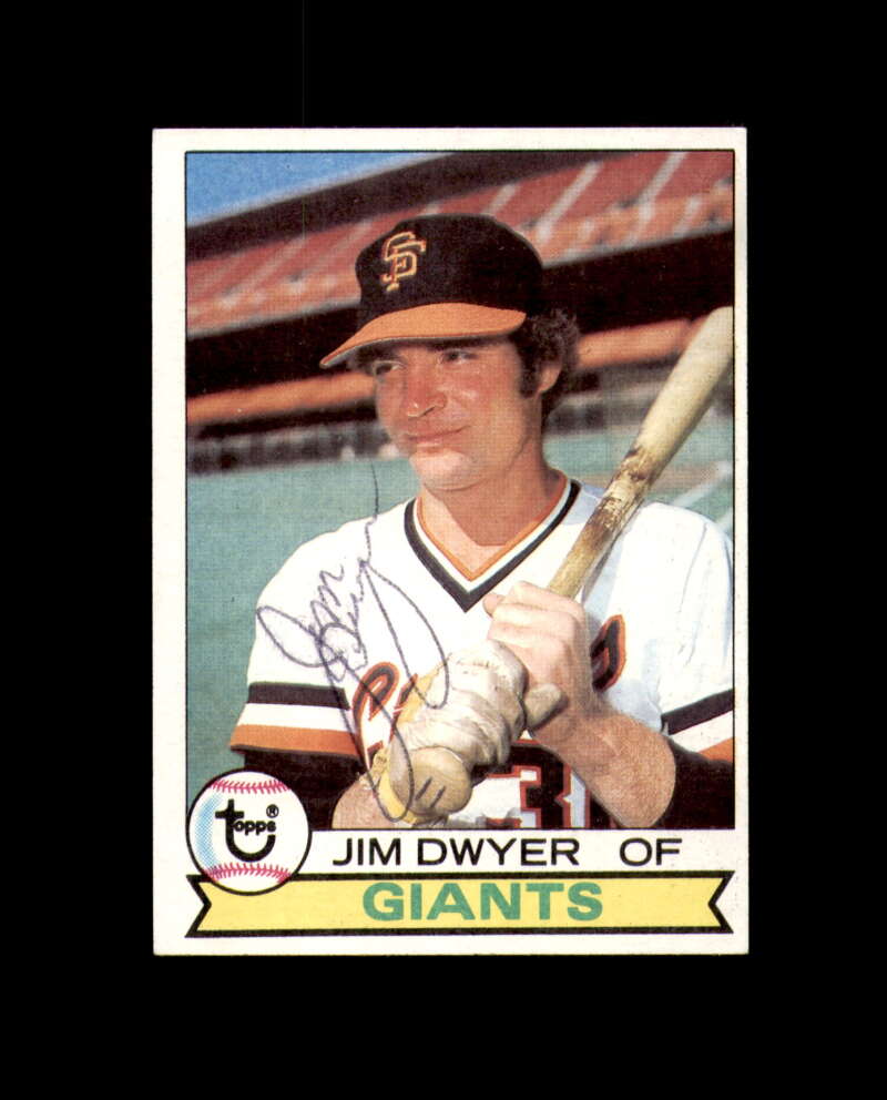 Jim Dwyer Signed 1979 Topps San Francisco Giants Autograph