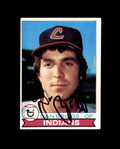 Dan Briggs Signed 1979 Topps Cleveland Autograph