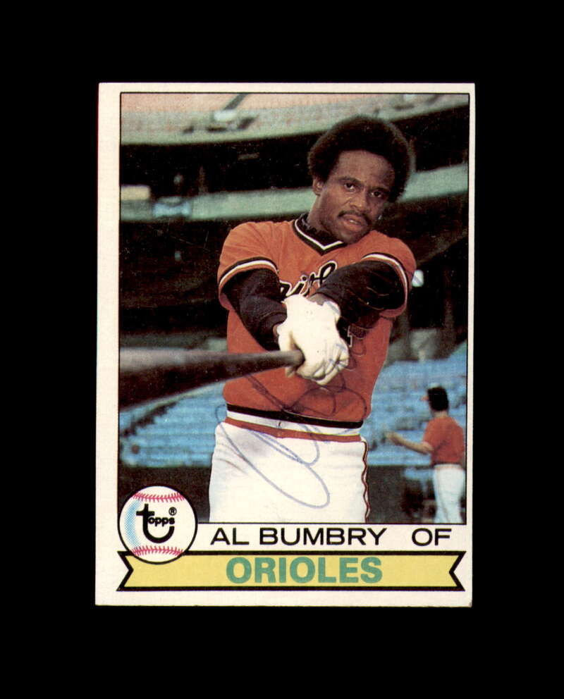Al Bumbry Signed 1979 Topps Baltimore Orioles Autograph
