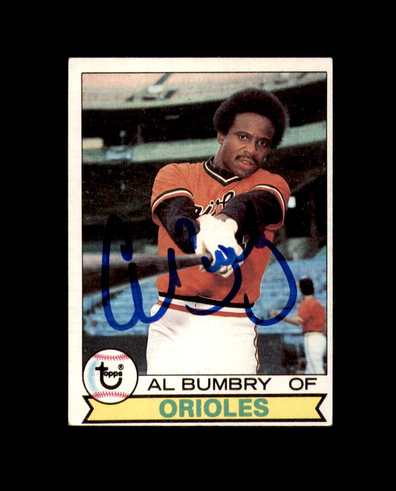 Al Bumbry Signed 1979 Topps Baltimore Orioles Autographed