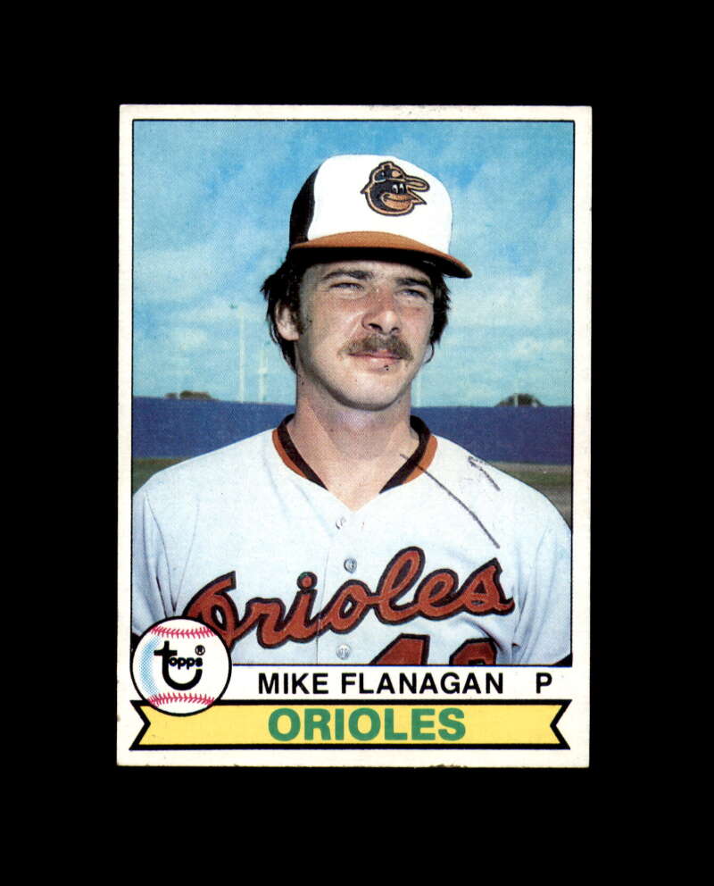 Mike Flanagan Signed 1979 Topps Baltimore Orioles Autographed