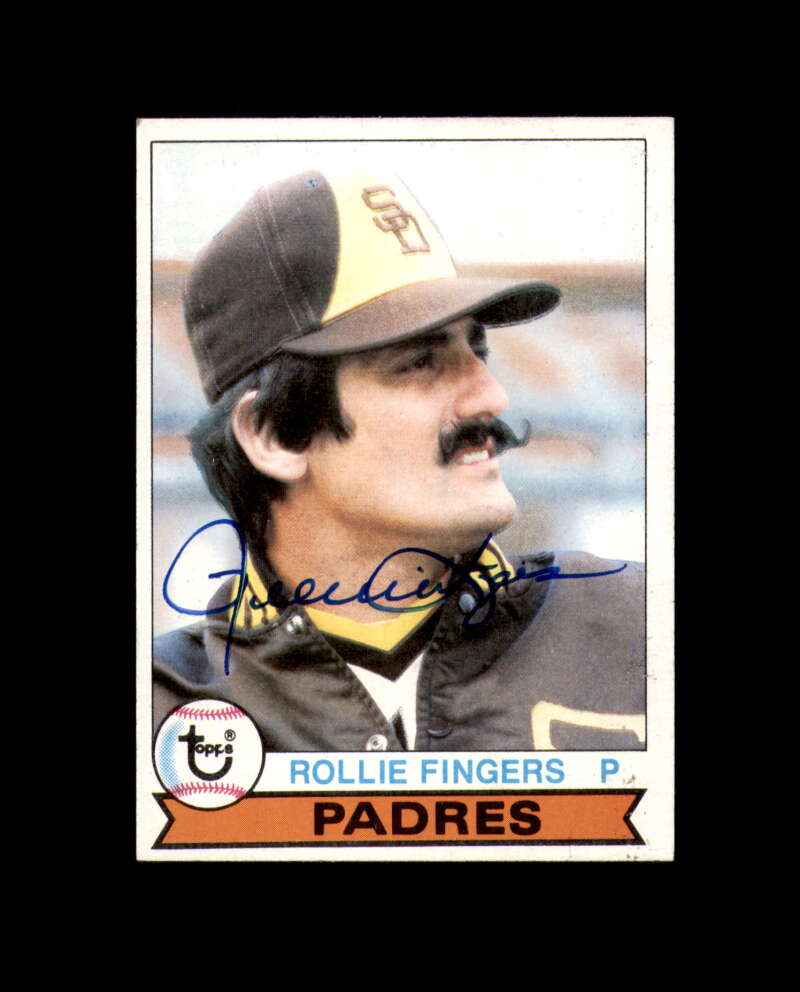 Rollie Fingers Signed 1979 Topps San Diego Padres Autograph
