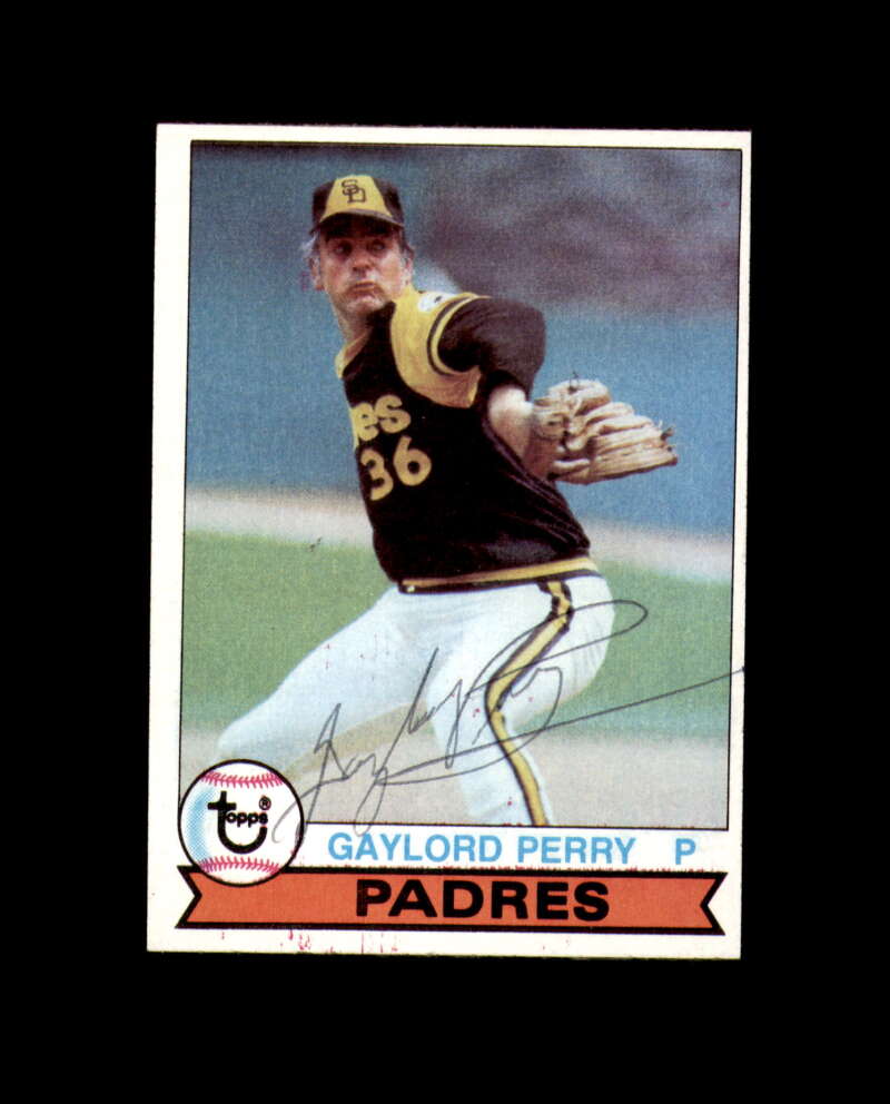 Gaylord Perry Signed 1979 Topps San Diego Padres Autograph