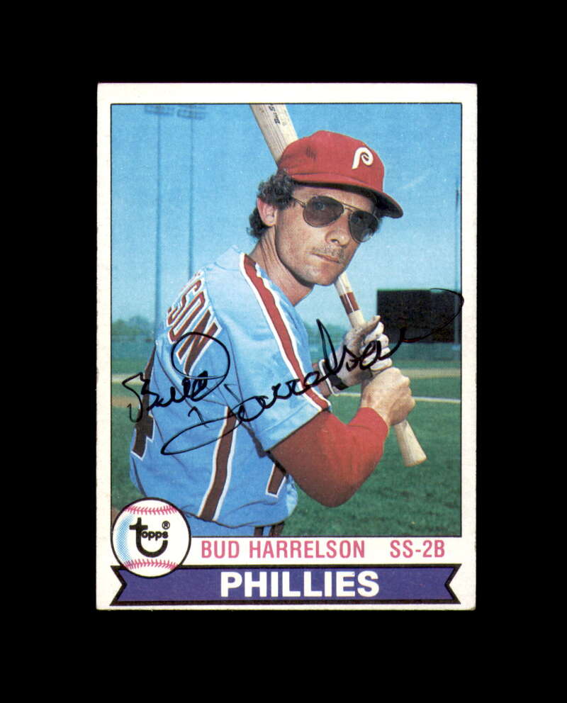 Bud Harrelson Signed 1979 Topps Philadelphia Phillies Autograph
