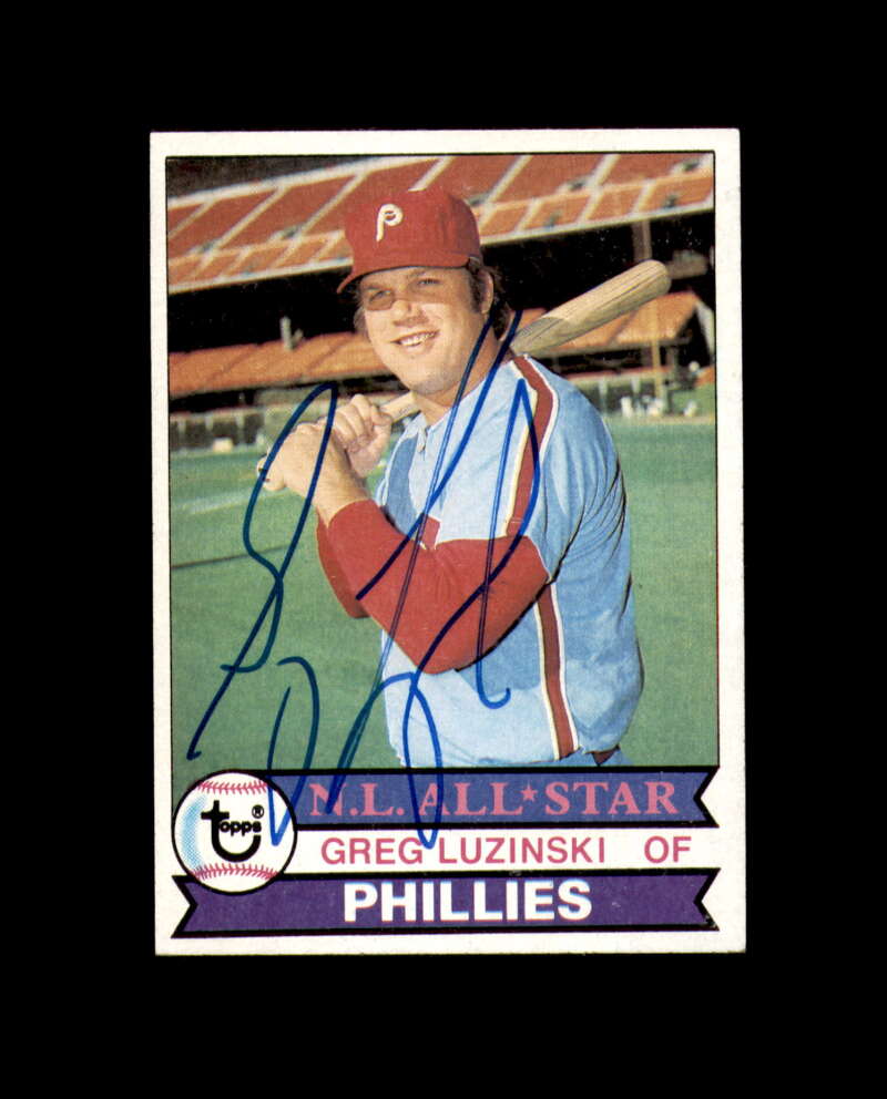 Greg Luzinski Signed 1979 Topps Philadelphia Phillies Autograph