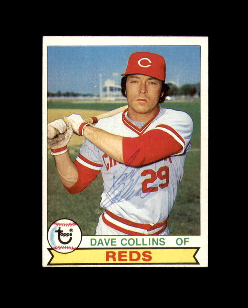 Dave Collins Signed 1979 Topps Cincinnati Reds Autograph