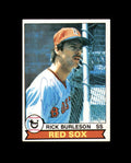 Rick Burleson Signed 1979 Topps Boston Red Sox Autographed