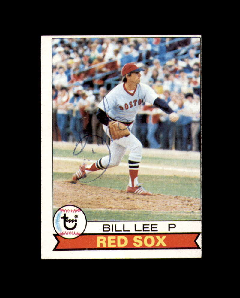 Bill Lee Signed 1979 Topps Boston Red Sox Autograph