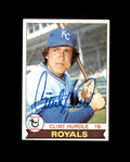 Clint Hurdle Signed 1979 Topps Kansas City Royals Autograph