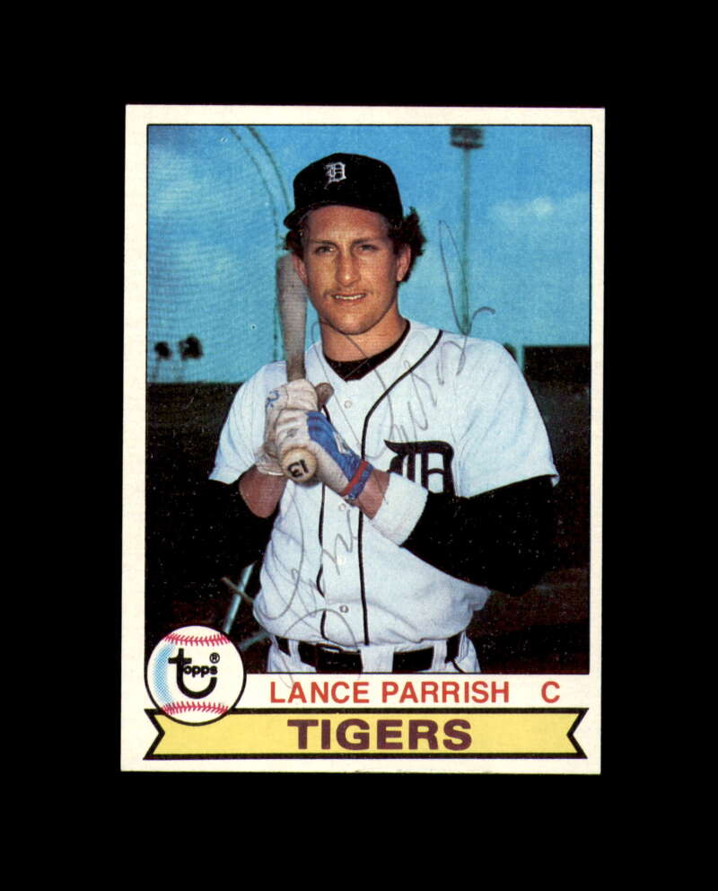 Lance Parrish Signed 1979 Topps Detroit Tigers Autographed
