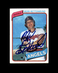 Merv Rettenmund Signed 1980 Topps California Angels Autograph