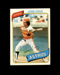 Jose Cruz Signed 1980 Topps Houston Astros Autograph