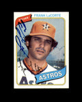 Frank LaCorte Signed 1980 Topps Houston Astros Autograph