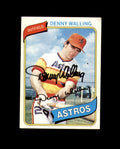 Denny Walling Signed 1980 Topps Houston Astros Autograph