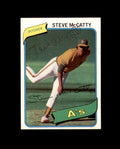 Steve McCatty Signed 1980 Topps Oakland Athletics Autograph