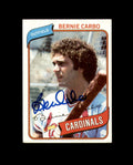 Bernie Carbo Signed 1980 Topps St. Louis Cardinals Autograph