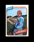 Terry Kennedy Signed 1980 Topps St. Louis Cardinals Autograph