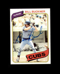 Bill Buckner Signed 1980 Topps Chicago Cubs Autograph