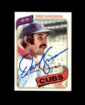 Dave Kingman Signed 1980 Topps Chicago Cubs Autograph