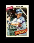 Ron Cey Signed 1980 Topps Los Angeles Dodgers Autograph
