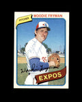 Woodie Fryman Signed 1980 Topps Montreal Expos Autograph