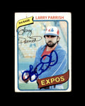 Larry Parrish Signed 1980 Topps Montreal Expos Autograph