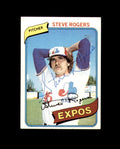 Steve Rogers Signed 1980 Topps Montreal Expos Autograph