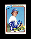 Shane Rawley Signed 1980 Topps Seattle Mariners Autograph
