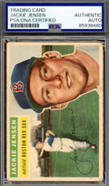 Jackie Jensen PSA DNA Vintage Signed 1956 Topps Autograph Red Sox