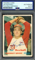 Joe Nuxhall PSA DNA Signed 1957 Topps Autographed