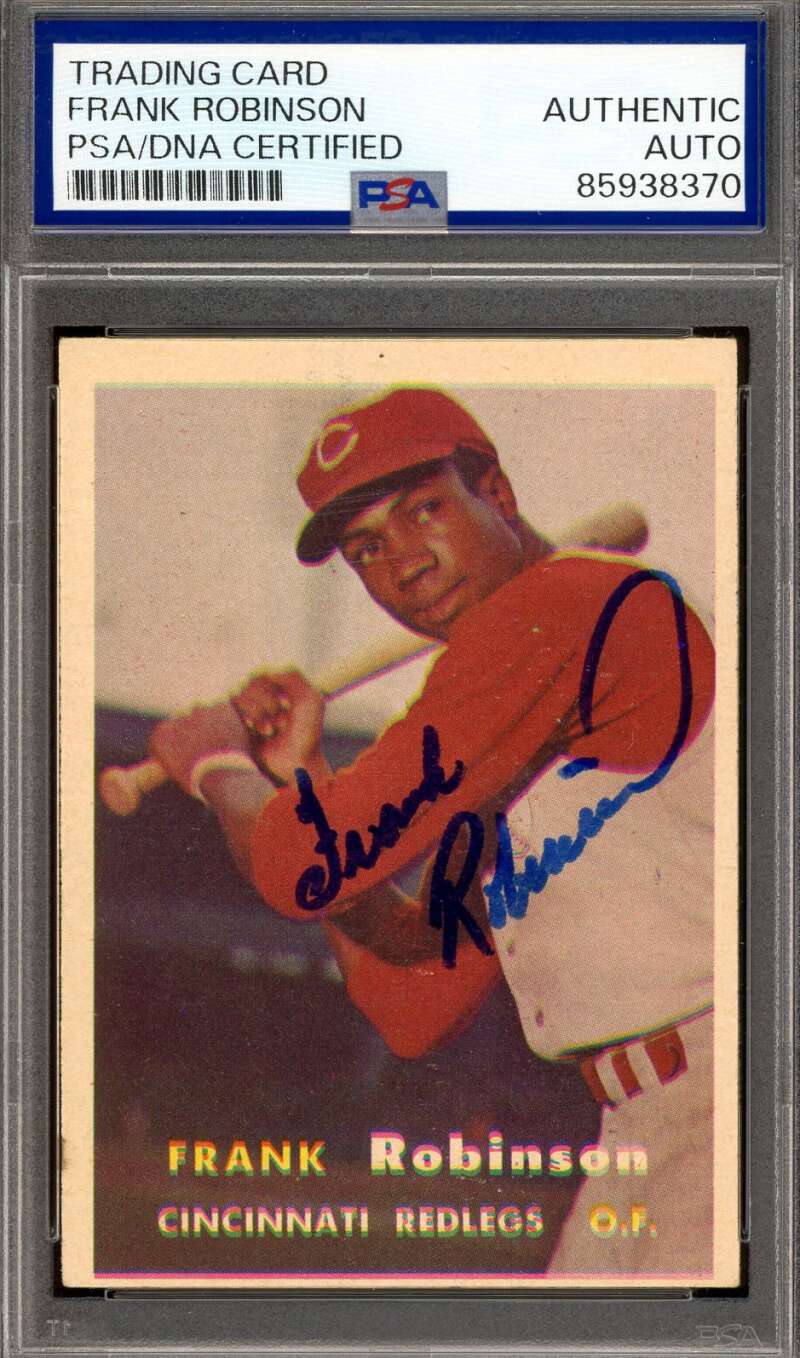 Frank Robinson PSA DNA Signed 1957 Topps Autograph