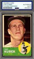 Tony Kubek PSA DNA Signed 1963 Topps Autograph Yankees