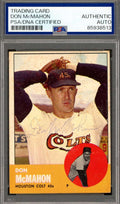 Don McMahon PSA DNA Signed 1963 Topps Autograph