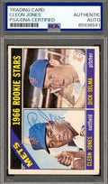 Cleon Jones PSA DNA Vintage Signed 1966 Topps Rookie Autograph Mets