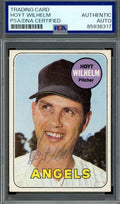 Hoyt Wilhelm PSA DNA Vintage Signed 1969 Topps Autograph