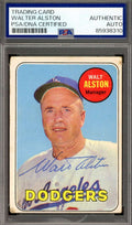 Walter Alston PSA DNA Vintage Signed 1969 Topps Autograph