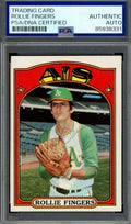Rollie Fingers PSA DNA Vintage Signed 1972 Topps Autograph