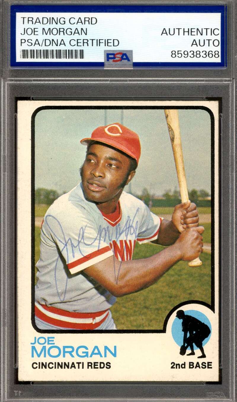 Joe Morgan PSA DNA Vintage Signed 1973 Topps Autograph